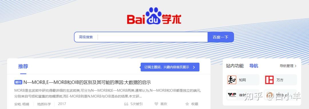 推荐七个有用的学术搜索网站,查文献so easy! - 知乎