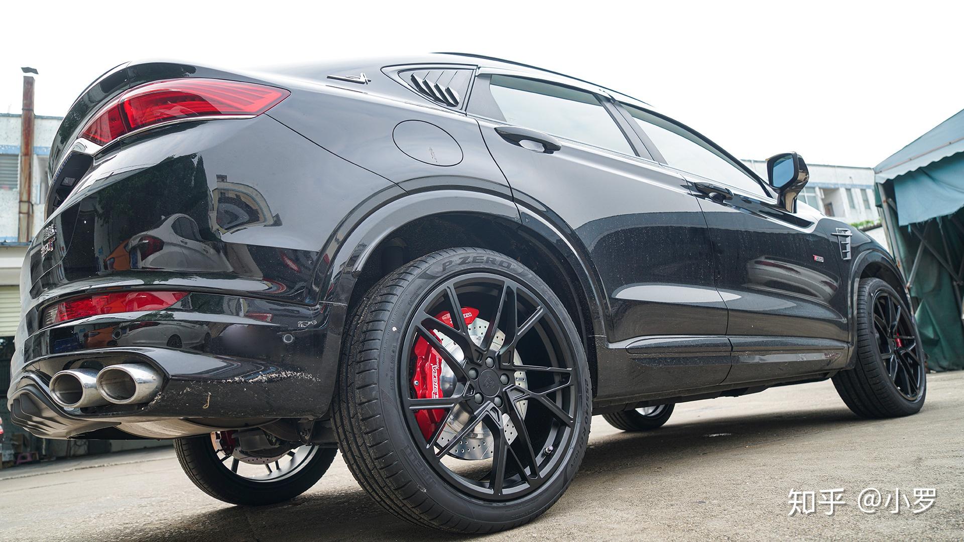 吉利星越锻造轮毂 前后轮刹车改装记