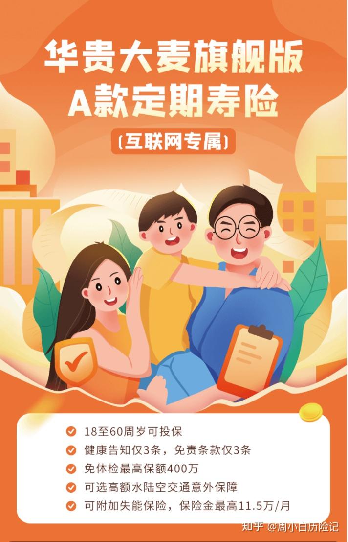 那今天我们要讲解一款性价比非常高的定期寿险产品,是来自华贵人寿