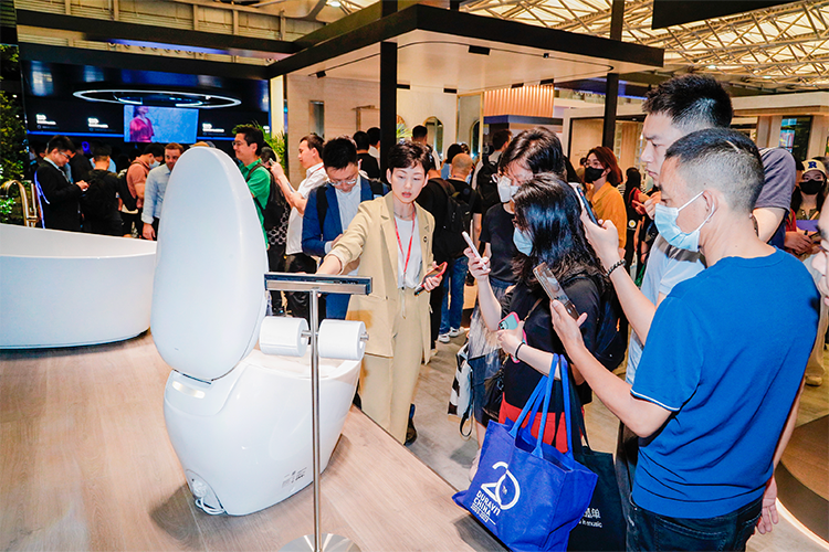 toto耀眼亮相2023中国国际厨卫展