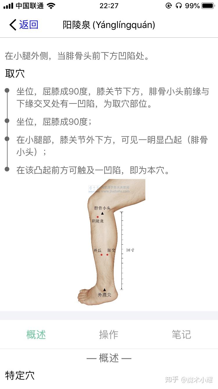 阳陵泉透阴陵泉