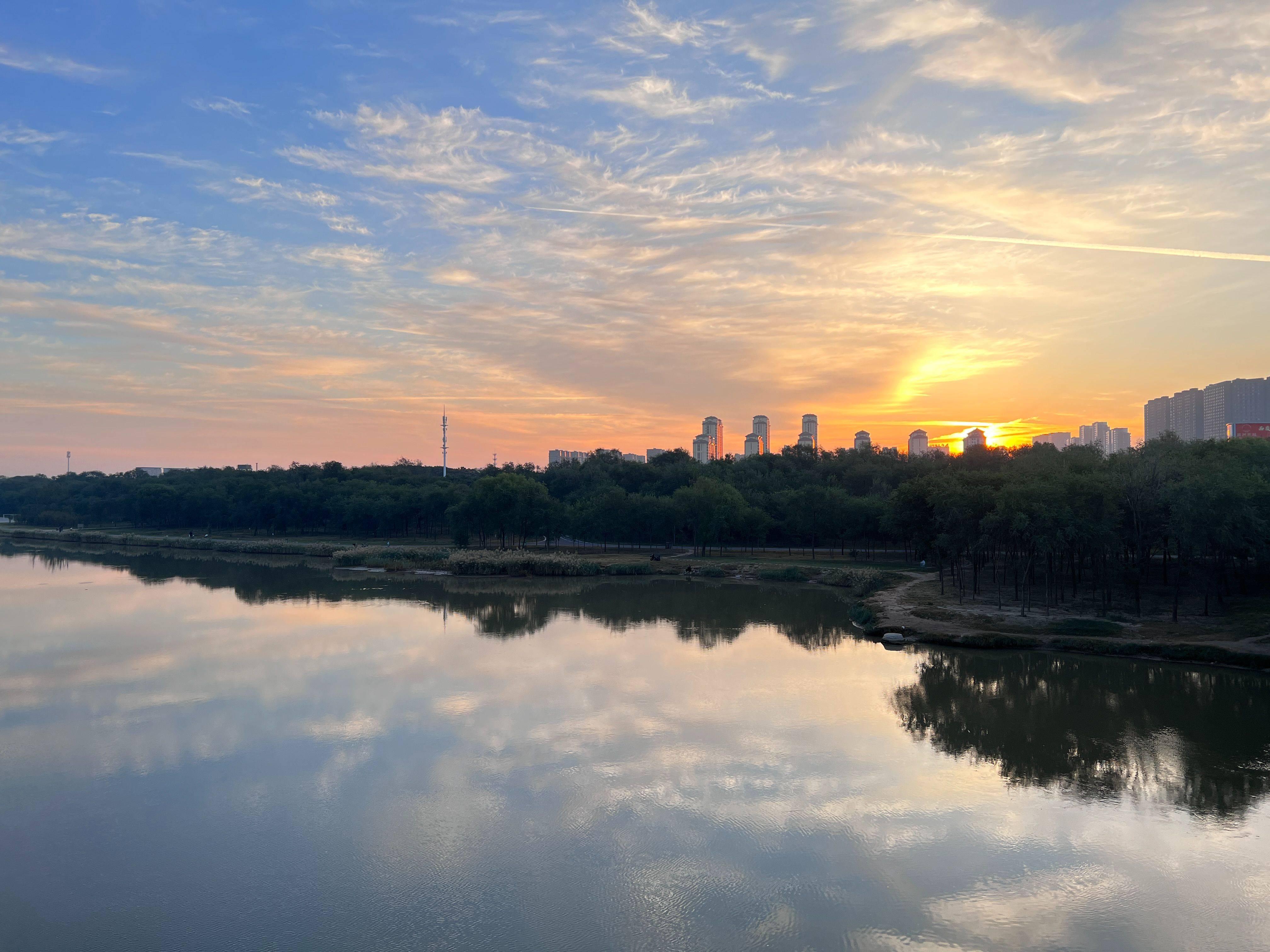 最美早上图片风景图片