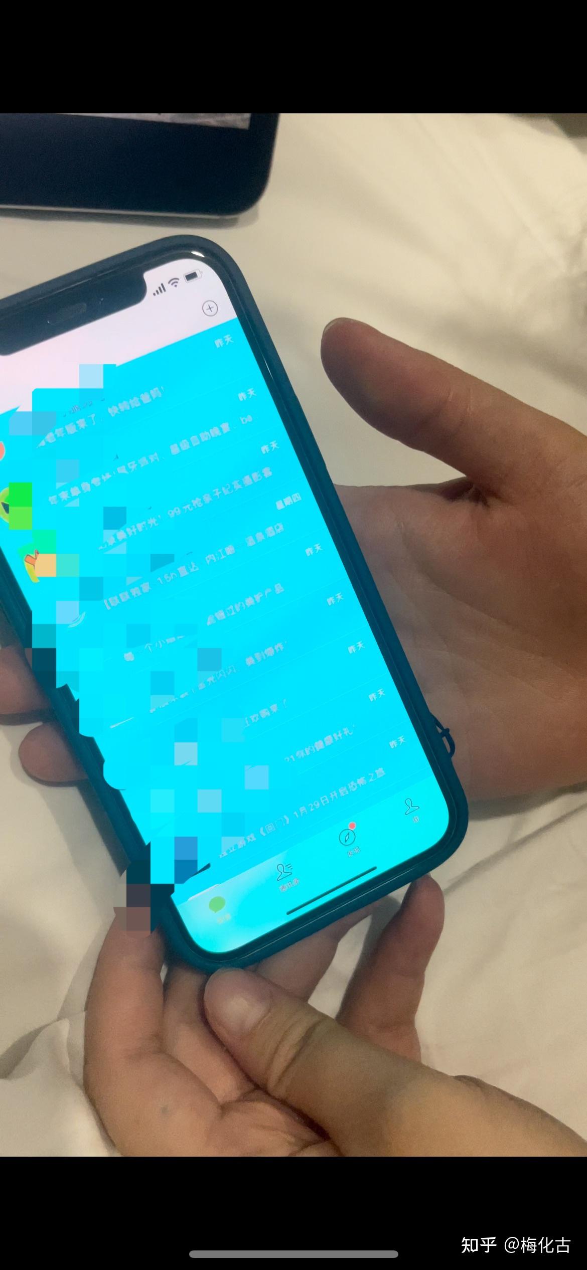 iphone12突然蓝屏