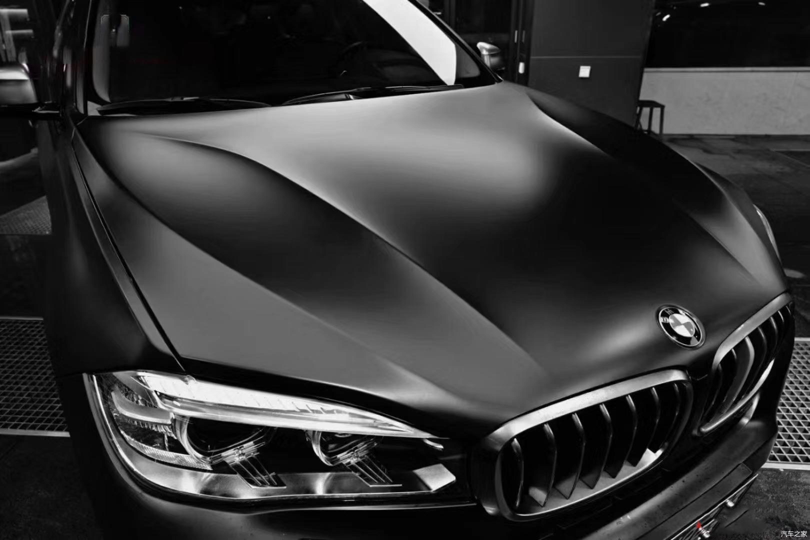 成功源于自信自信源于宝马x6哑光膜更有气势