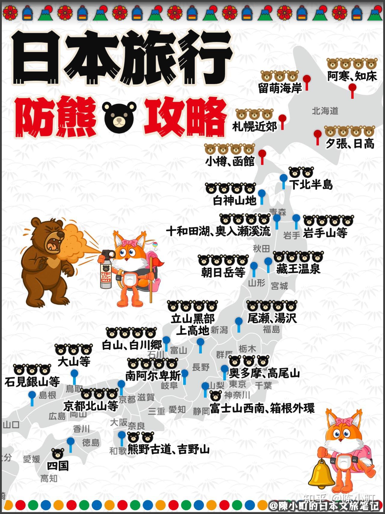 🐻日本旅行防熊攻略｜这些热门景点真有熊- 知乎
