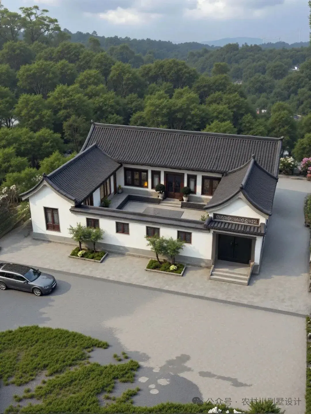 20套三合院一层设计;2026回家养老度假首选新中式自建房 - 知乎