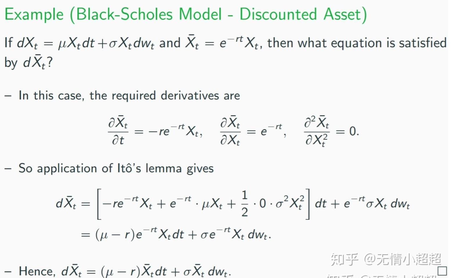 Black-Scholes Model - 知乎