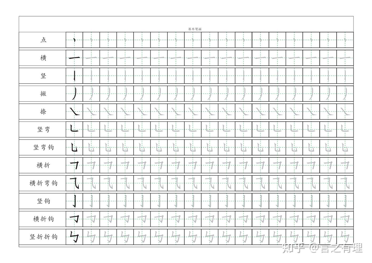 小学幼儿园练字控笔练习11套高清可打印合集 - 知乎