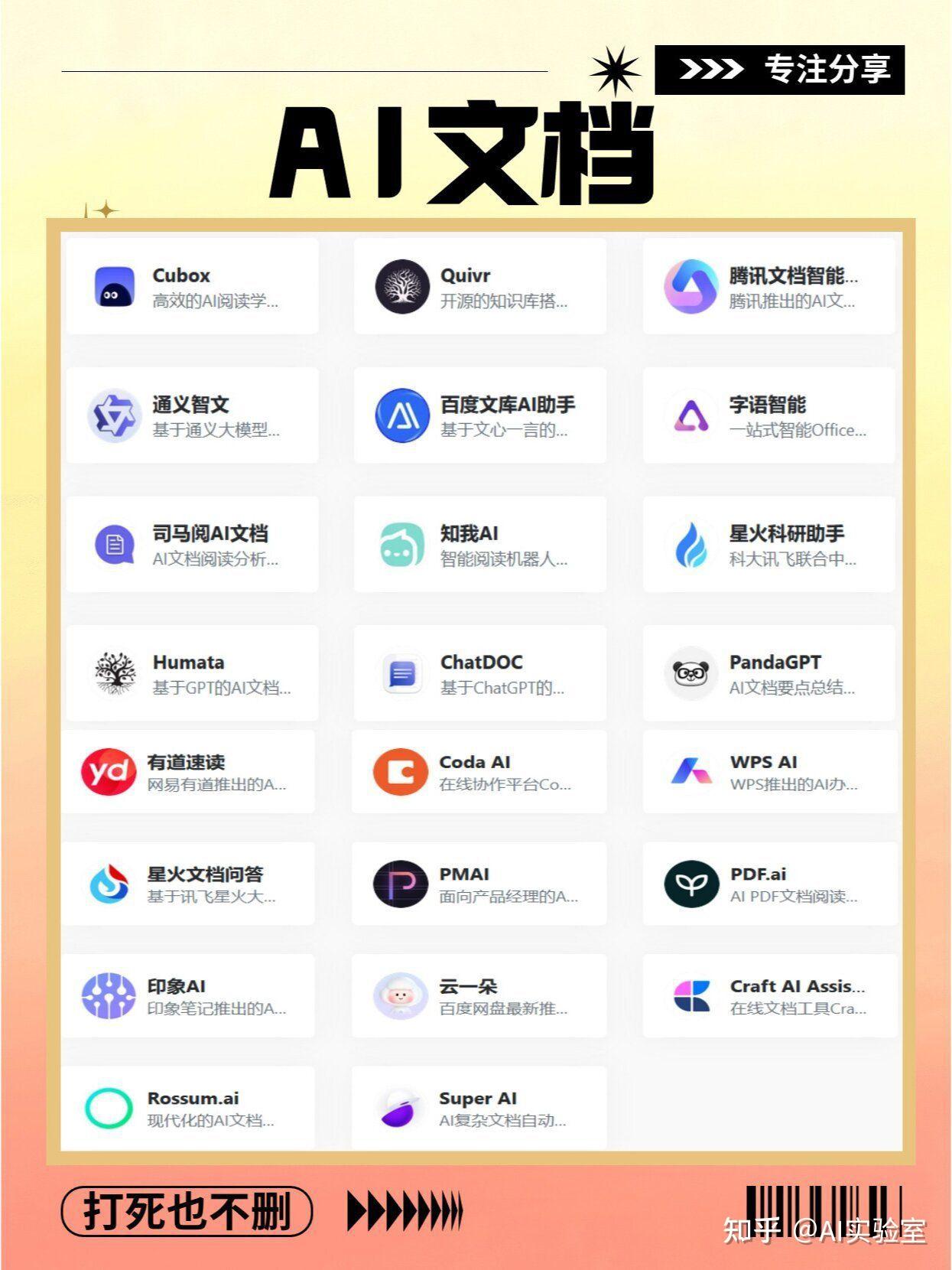 2024最全的AI工具合集 - 知乎