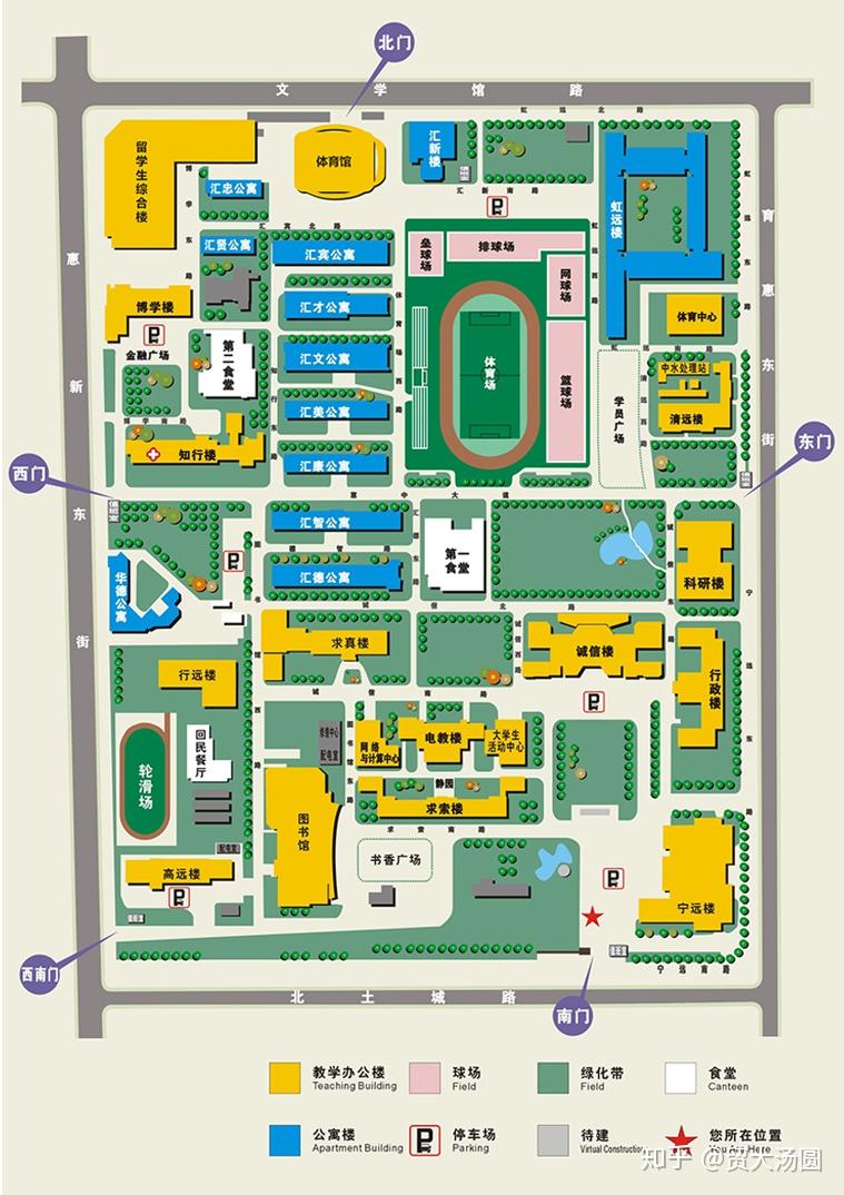 郑州商学院校内地图图片