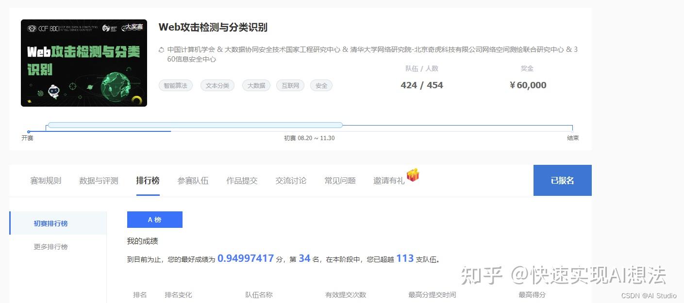2022 CCF BDCI 大赛之攻击检测与分类识别 知乎