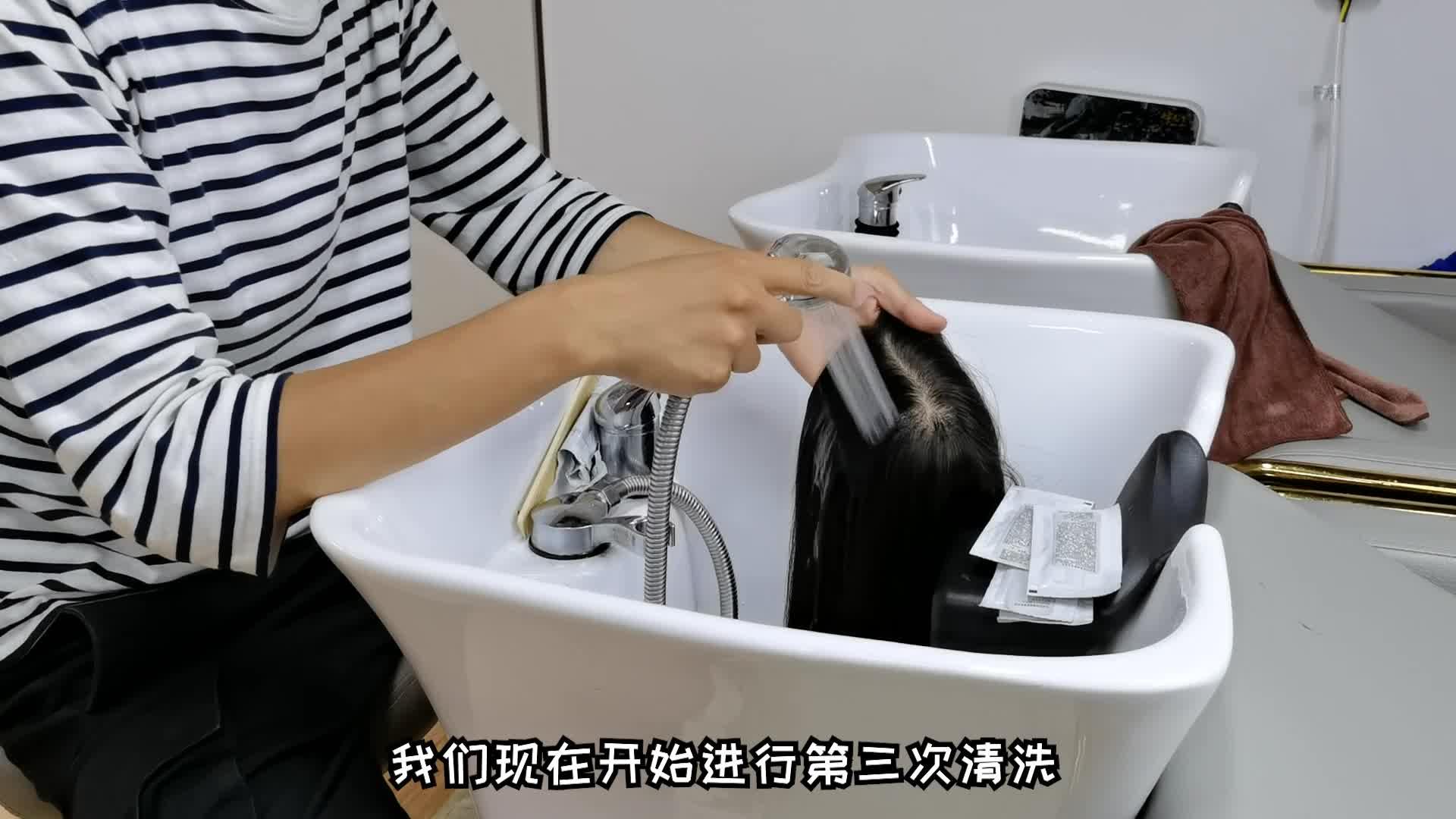 30cm假发修剪视频