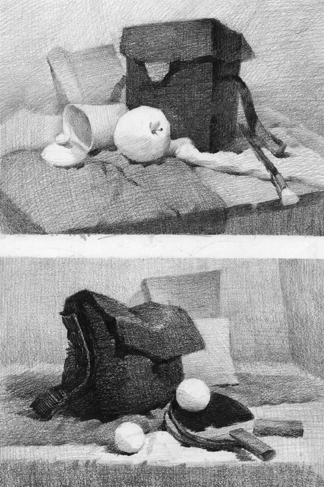 画好素描,建立黑白灰大关系是关键!