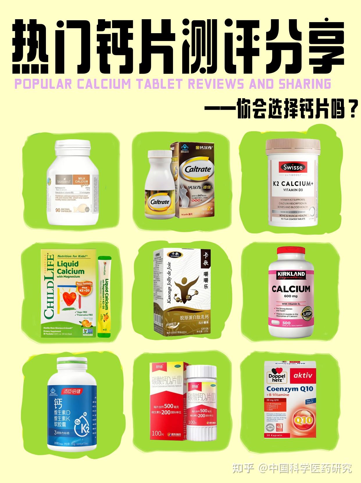 补钙意识要增强!钙片哪个牌子好?钙片排行榜测评!你知道哪款适合自己吗? - 知乎