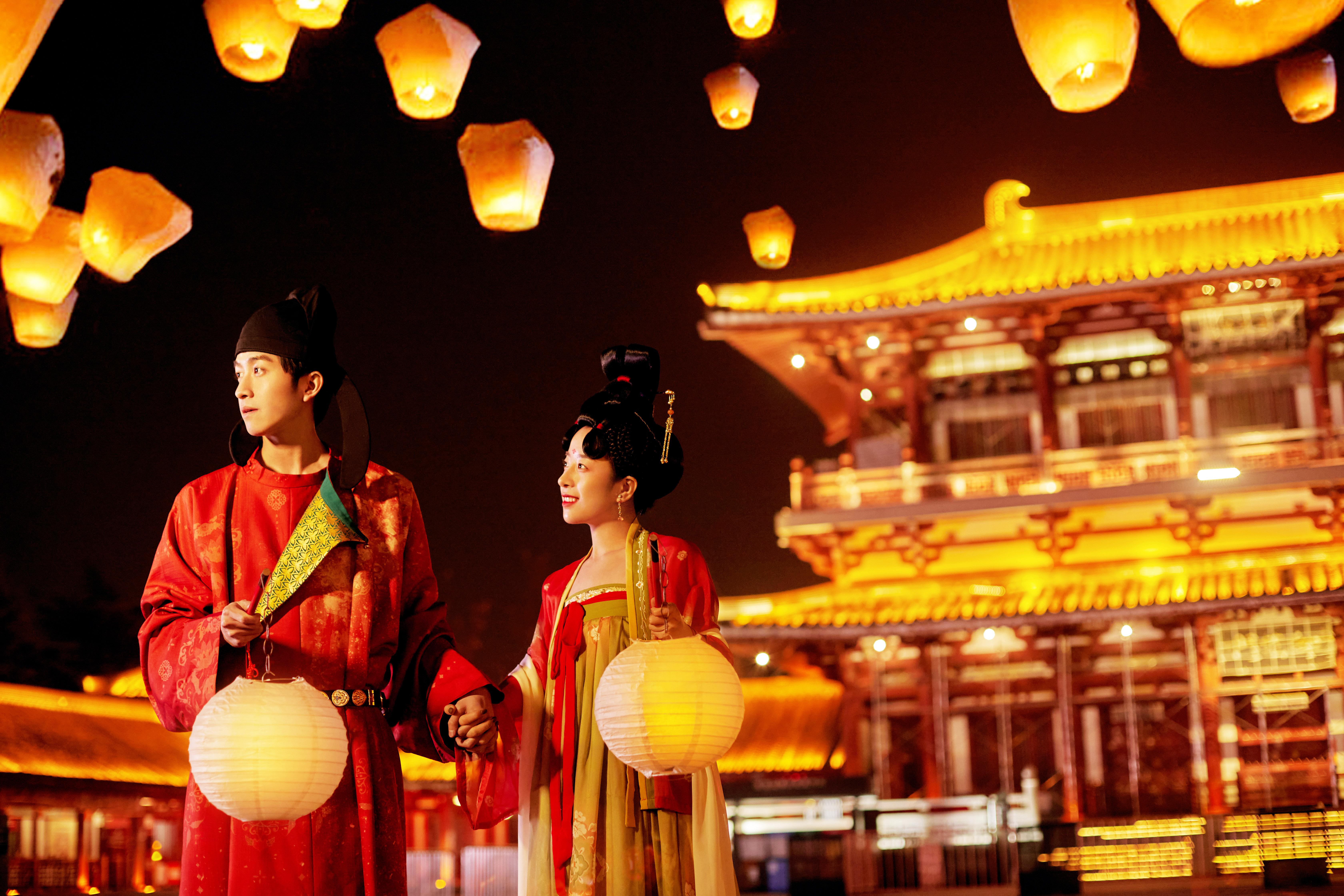 西安变回长安为什么只需拍一组盛唐风婚纱照