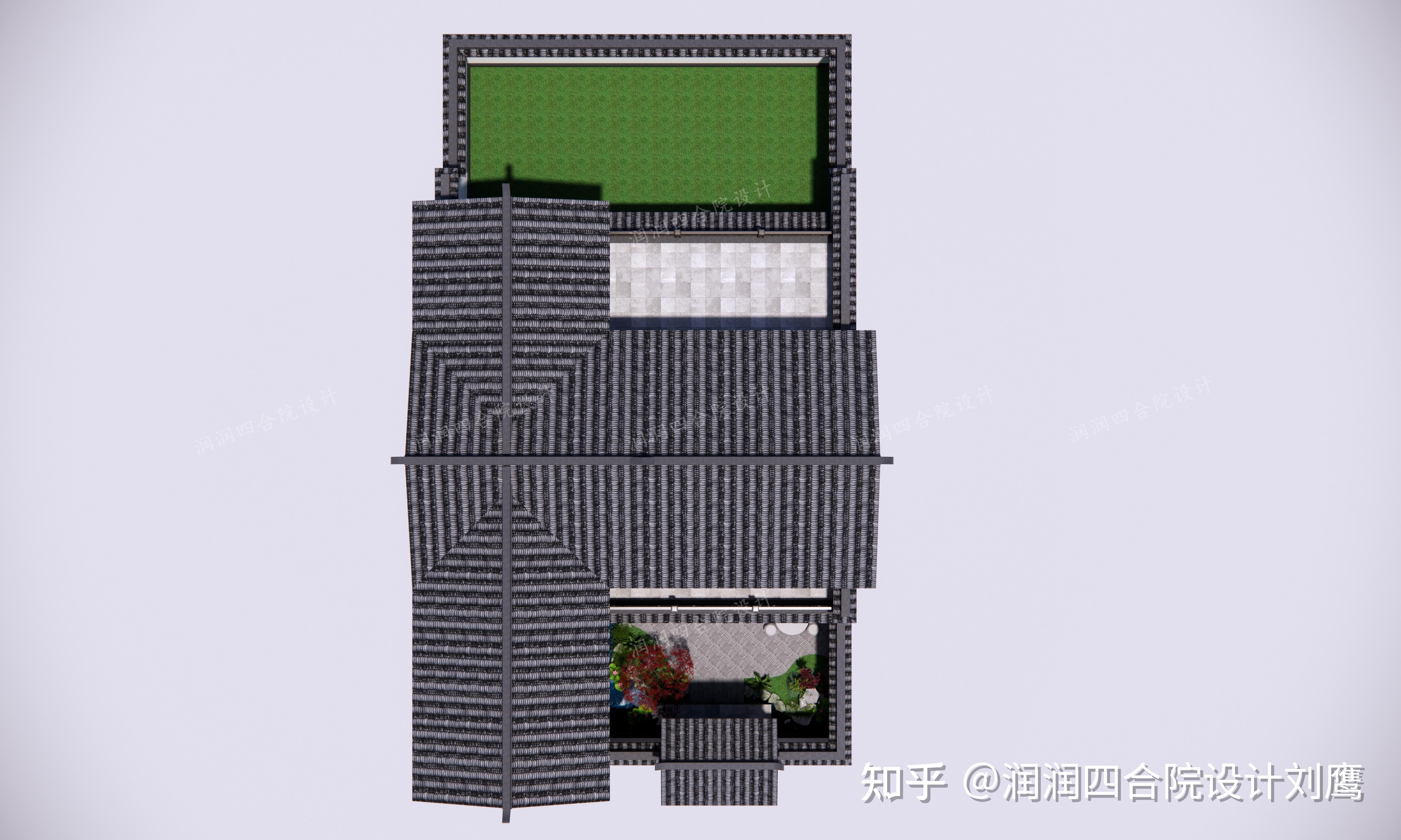 临街小户型新中式合院别墅区规划,6个户型带平面图 第二期——润润四合院设计刘鹰 - 知乎