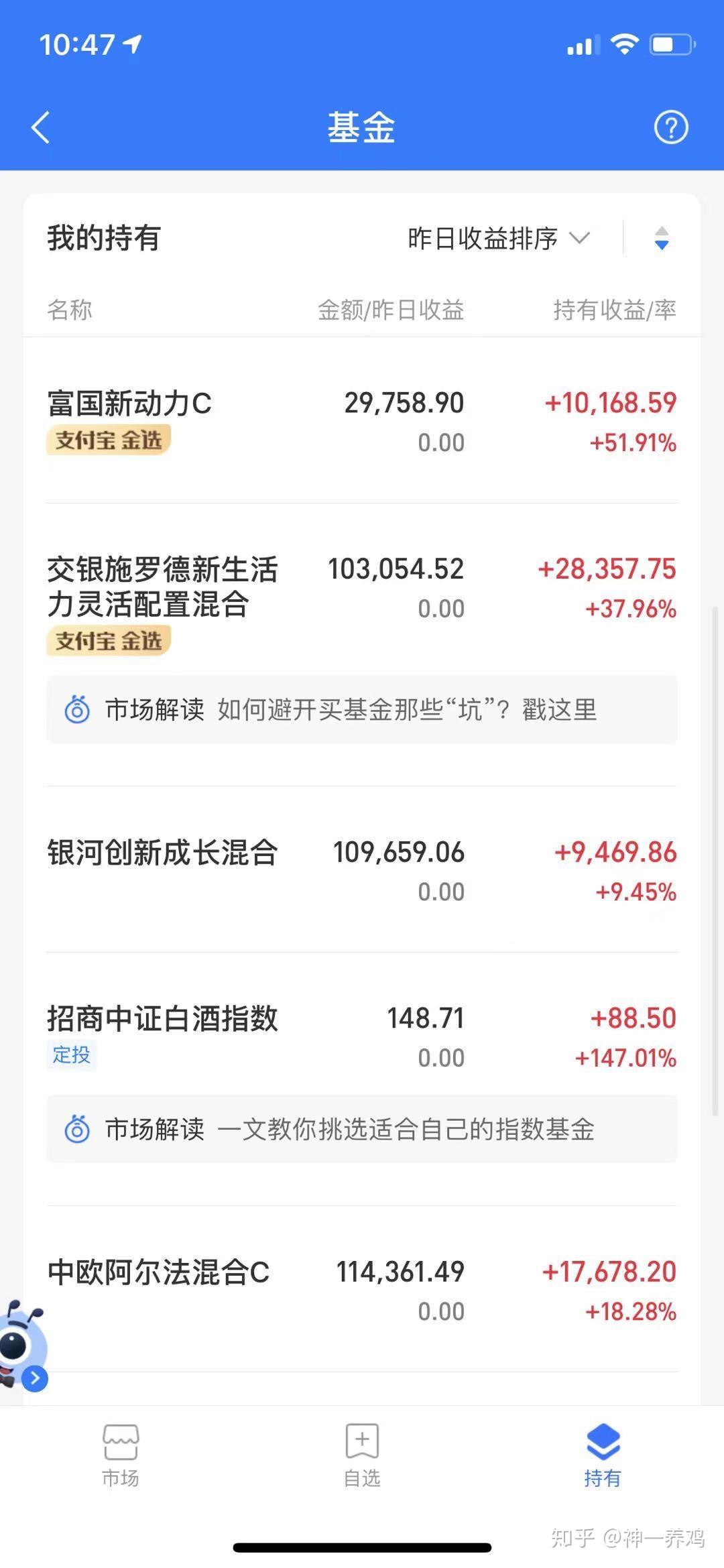 1月11日基金收益更新2400元左右