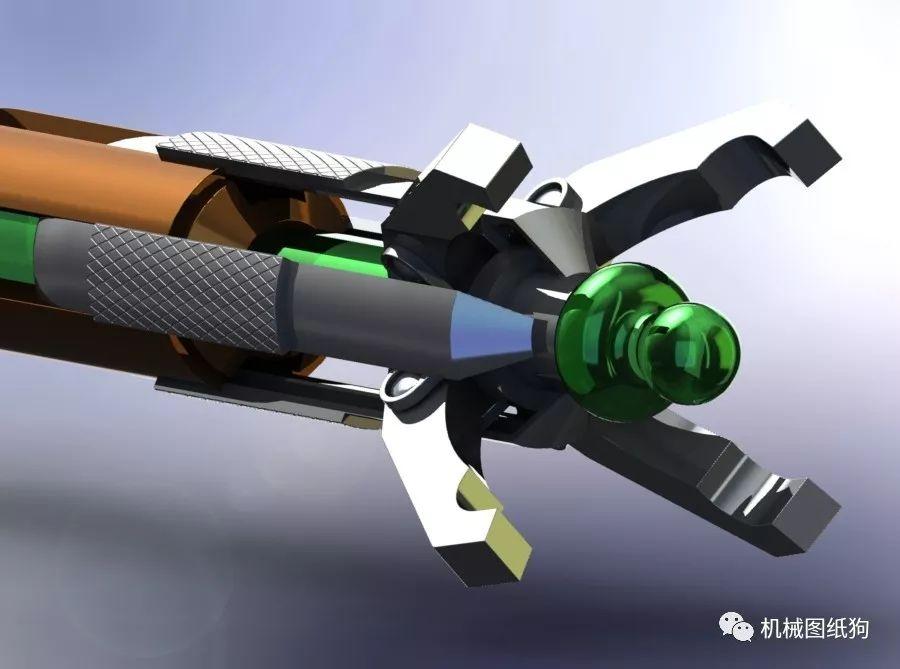 【工程机械】sonic screwdriver音速起子模型3d图纸solidworks设附