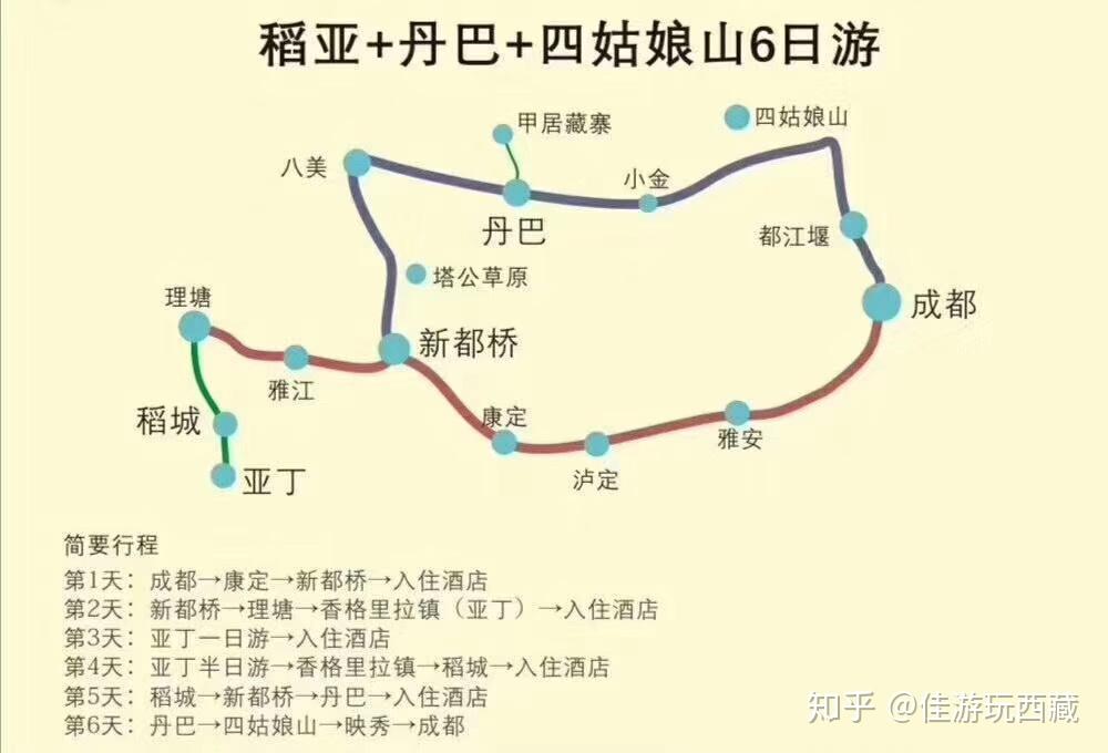 進藏自駕遊川藏線川西環線川進青出多條線路攻略