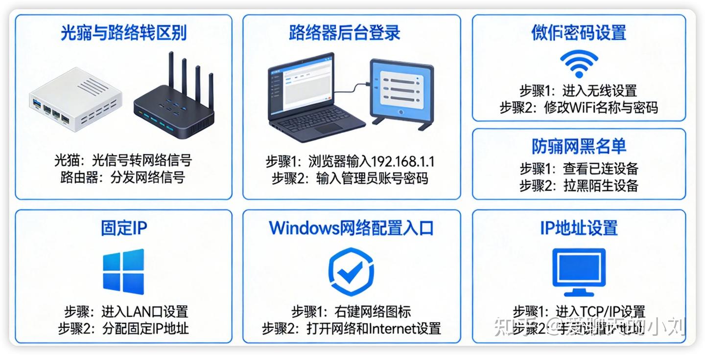 【网络基础】wifi老是被人蹭?你知道家里的路由器怎么配置么?家里的Windows电脑网络配置在哪里呢?