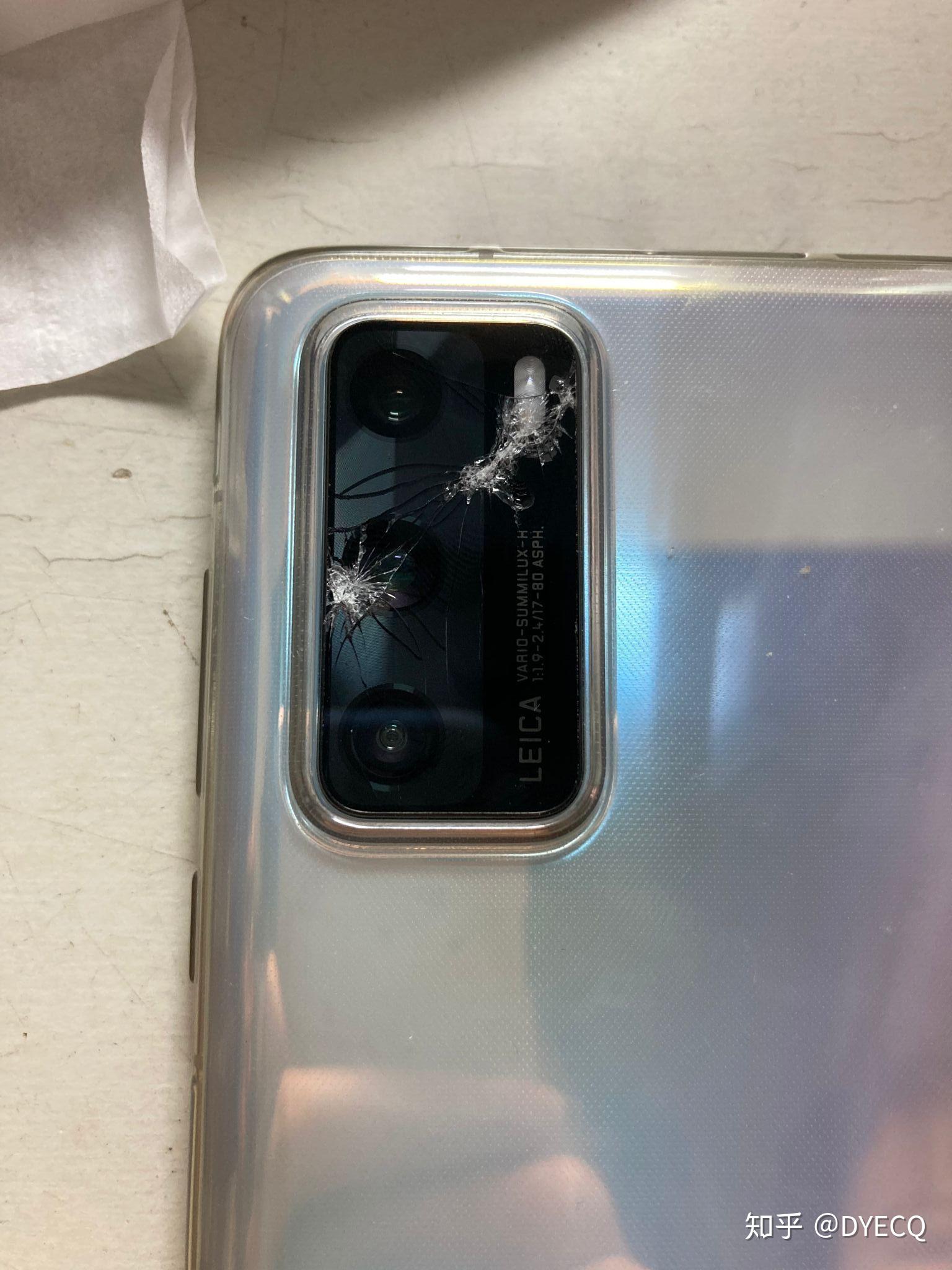 华为手机p40后置摄像头碎了怎么办
