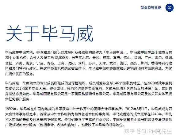 毕马威2021年香港高管人员薪酬展望报告出炉hr薪资水平如何