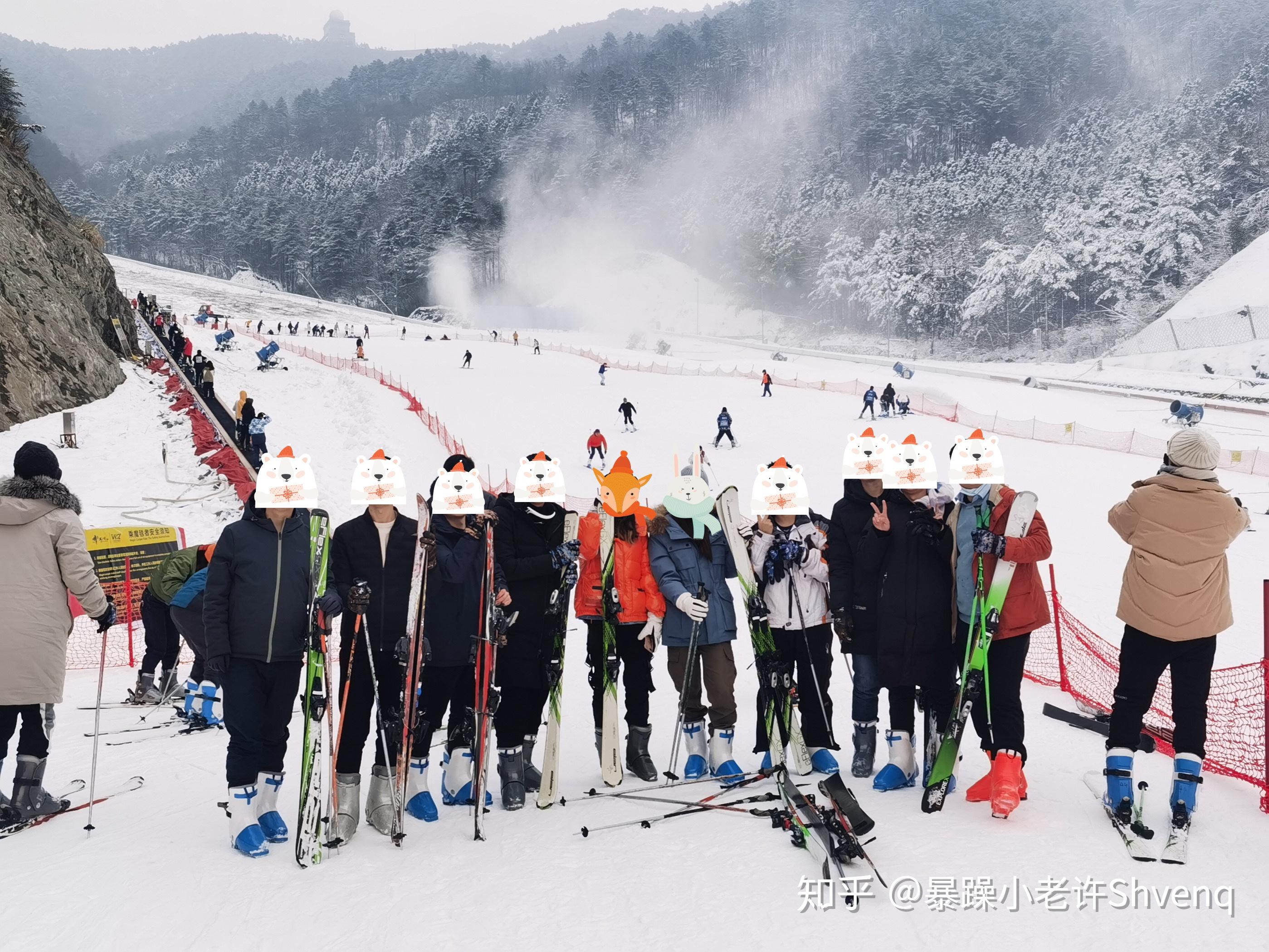 【携程攻略】杭州大明山万松岭滑雪场景点,空气好，当然如果滑雪技术好的话，就更好了