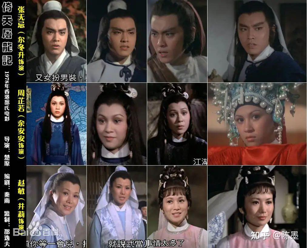 人物造型極為簡單1976年 羅樂林,李通明 《神鵰俠侶》張徹導演是武俠