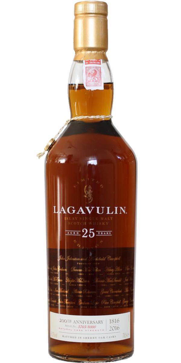lagavulin拉加维林 25年 200周年版,酒评