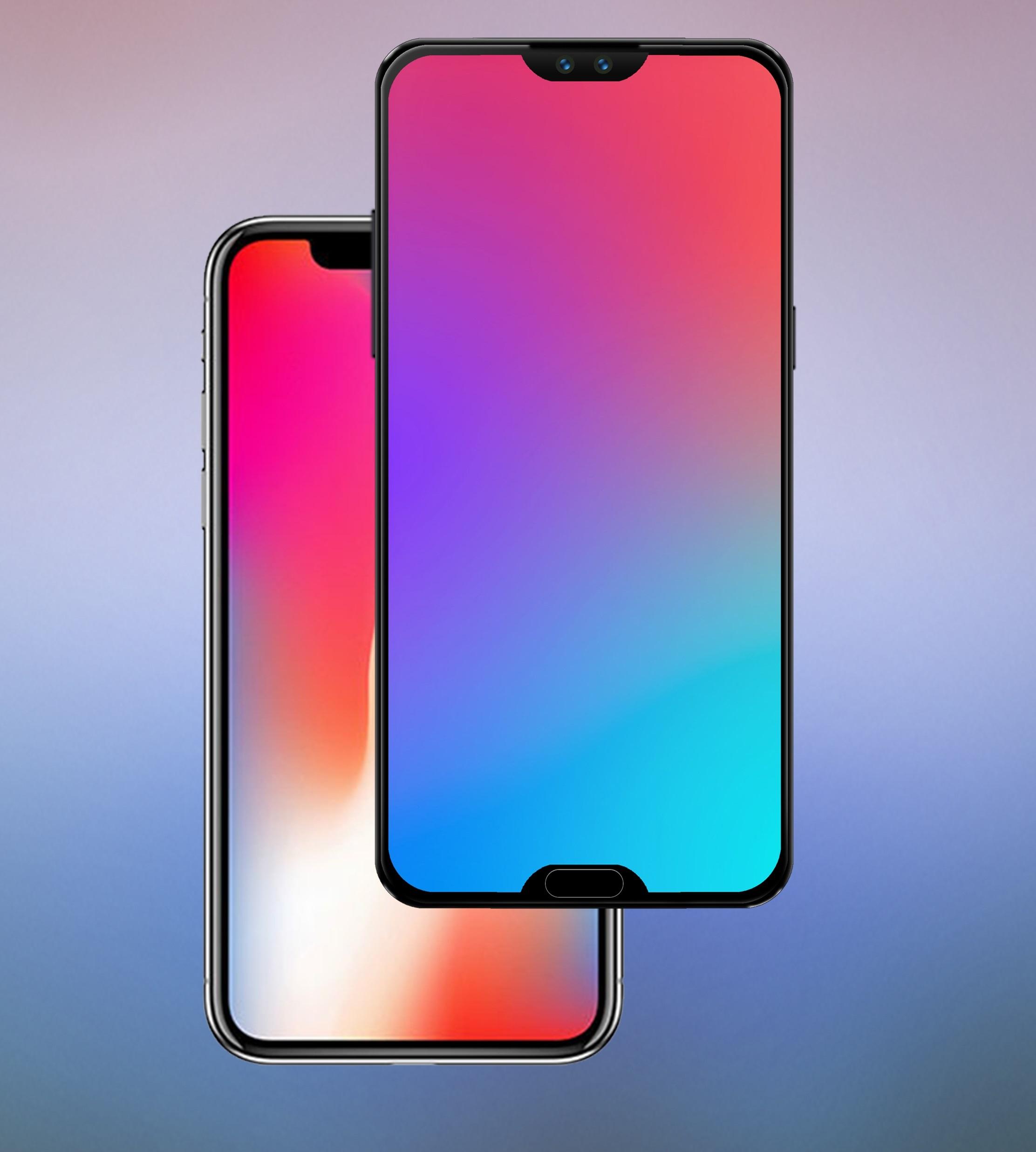 双刘海的概念版魅族15对比iphonex