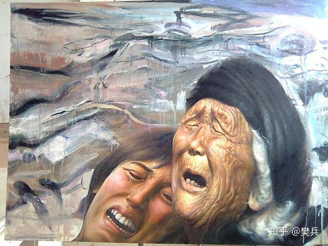 汶川地震十年间素描展现一幅幅感人面孔