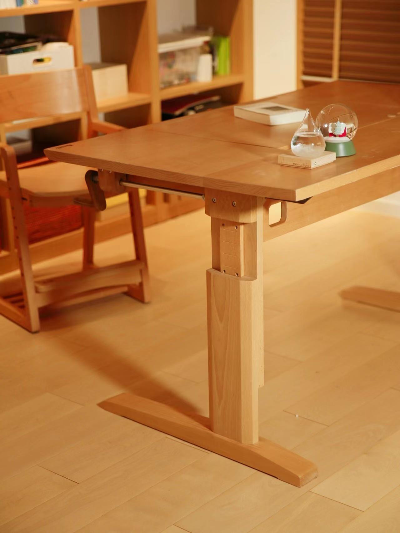 感恩节大书柜实木大书桌这搭配绝了