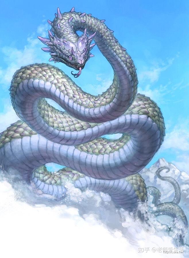 民间故事巨蟒报恩