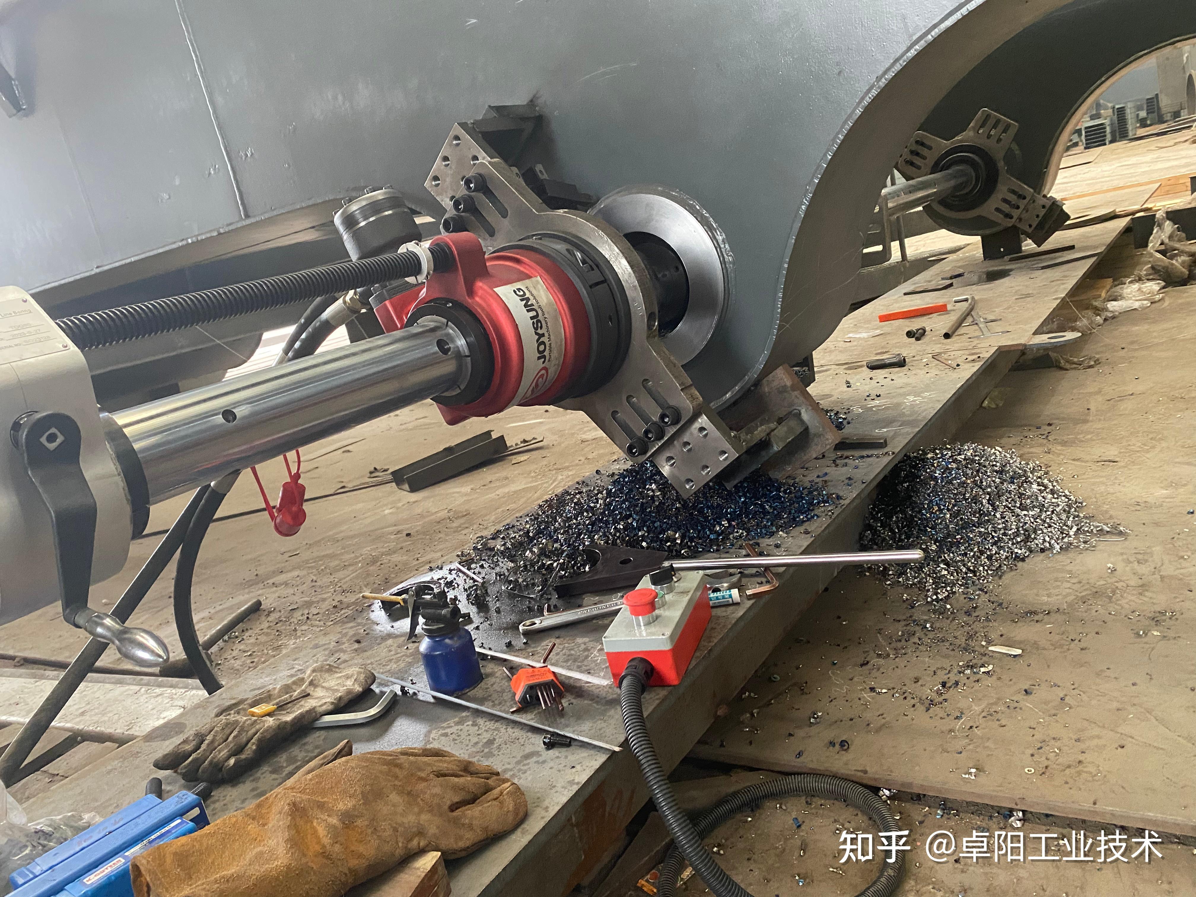 便携式镗孔机：高精度高效率的现场加工利器 - 知乎