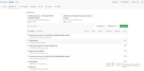 Jsdelivr Cdn报错无法访问 - 知乎