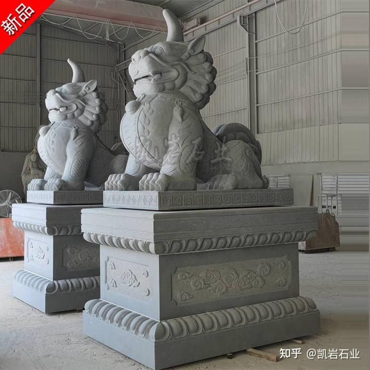 古代神兽石雕獬豸 法院门口石雕独角兽 - 知乎