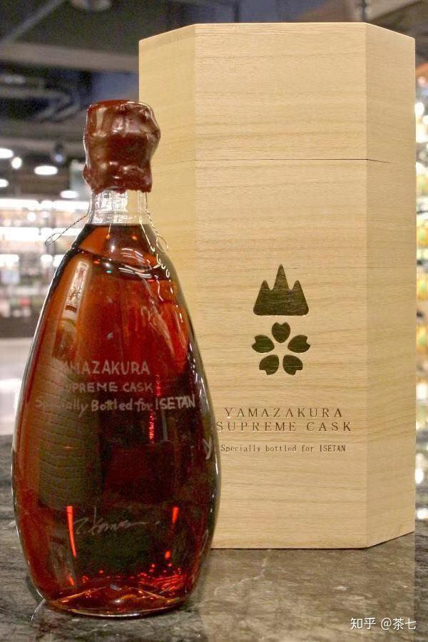 日本山樱威士忌超级桶珍稀伊势丹合作限量瓶手工吹制收藏