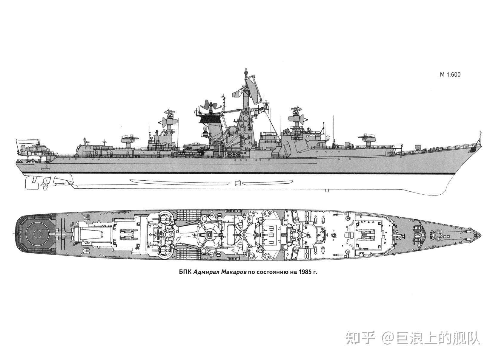 苏联 克里斯塔ii级kresta ii  1134a型 金雕a 巡洋舰