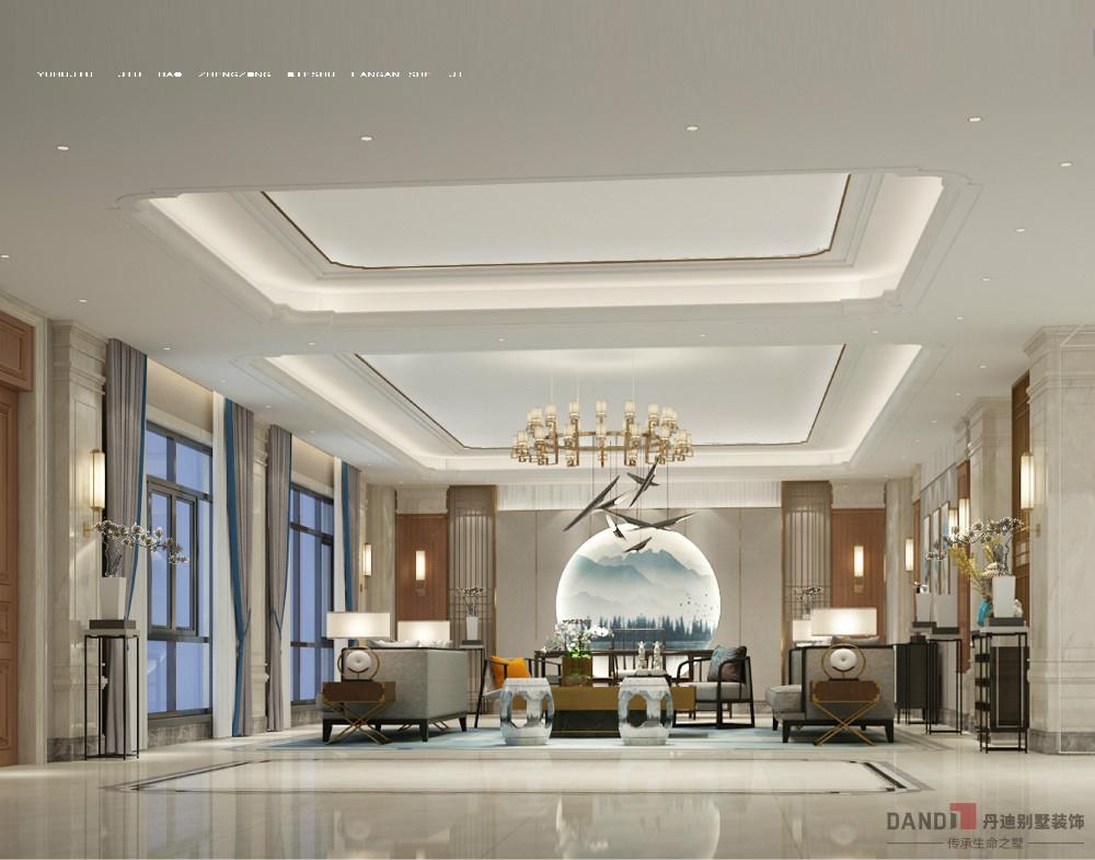 名雕装饰|855m²豪宅别墅新中式装修,朋友看到效果后赞不绝口! - 知乎