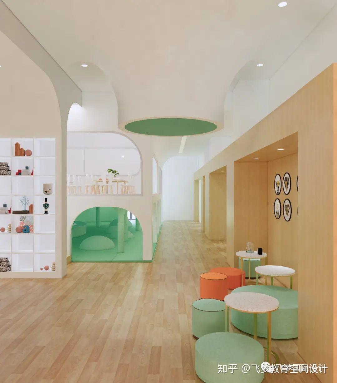 色彩点亮空间,让空间形成对话 - 枝江乐童之家托育 - 知乎
