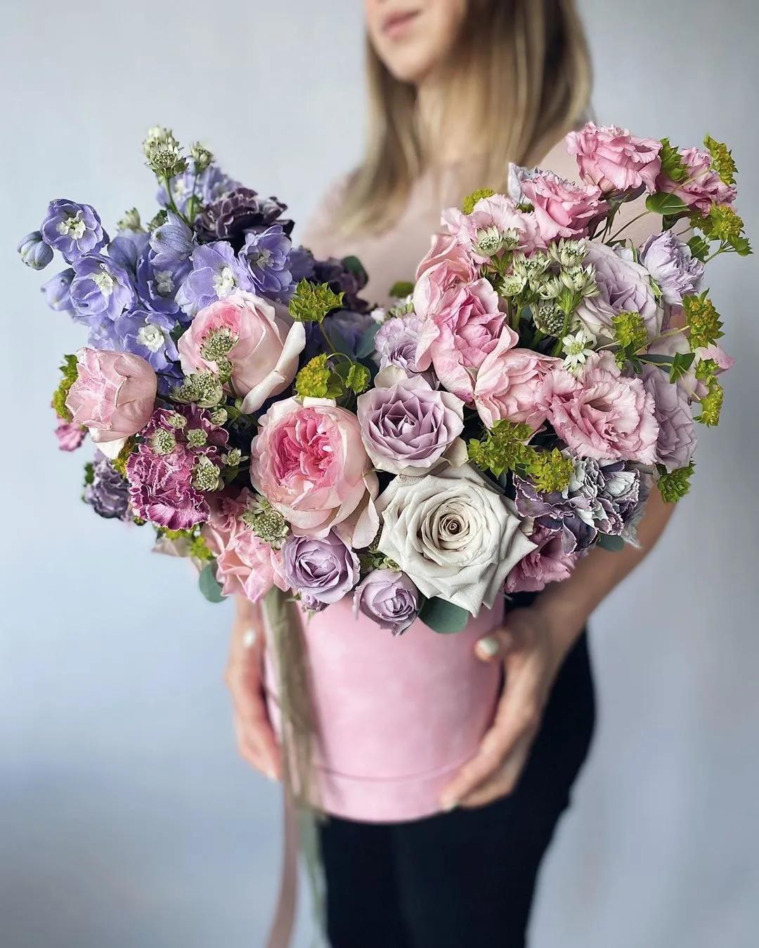 超美俄罗斯flowernaru心型插花图集