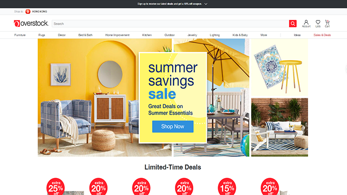 亿级蓝海电商平台-Overstock ！