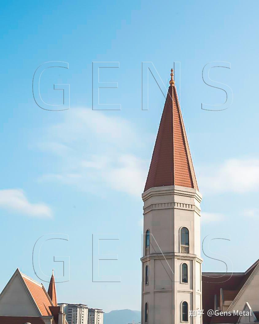 铜尖顶欧式建筑的浪漫延申