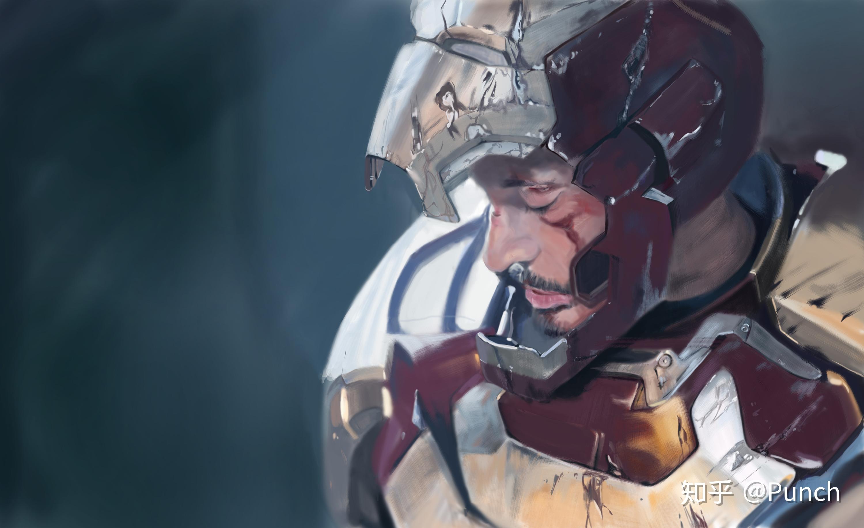 原画no013 钢铁侠  托尼·史塔克(iron man  tony stark)学生punch