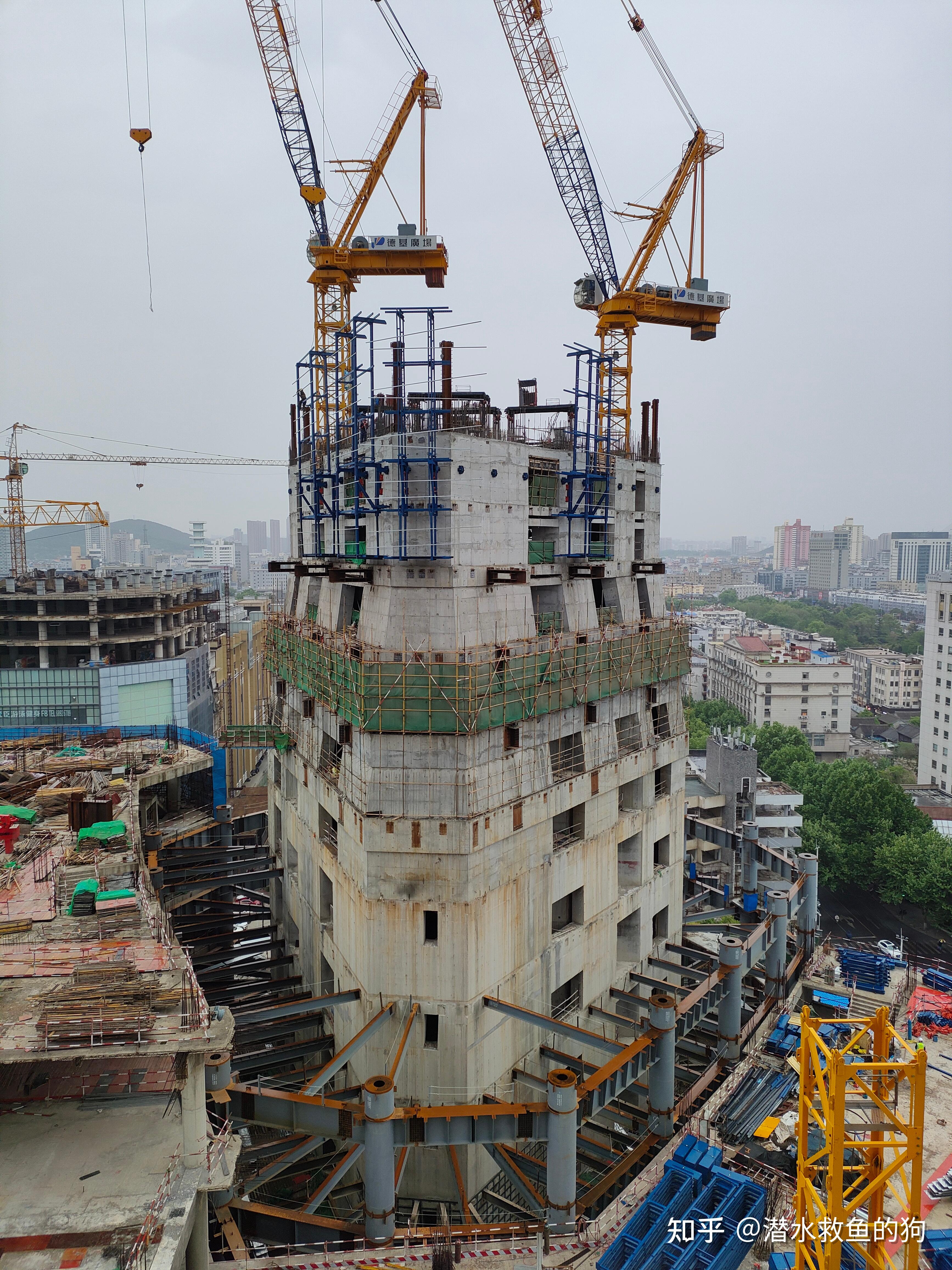 超高层核心筒的82°倾斜剪力墙 - 知乎