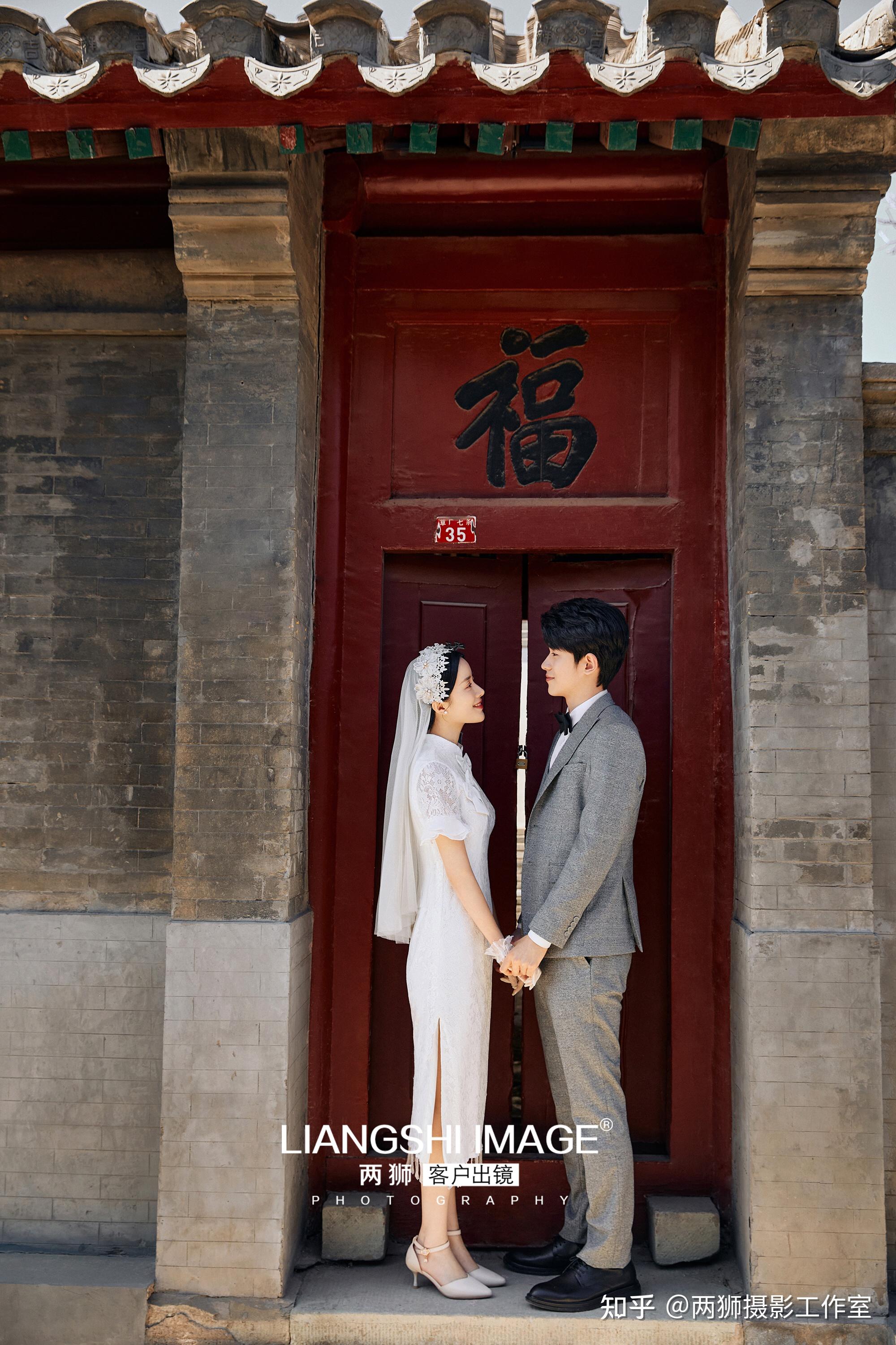胡同婚纱照是印象中老北京的味道