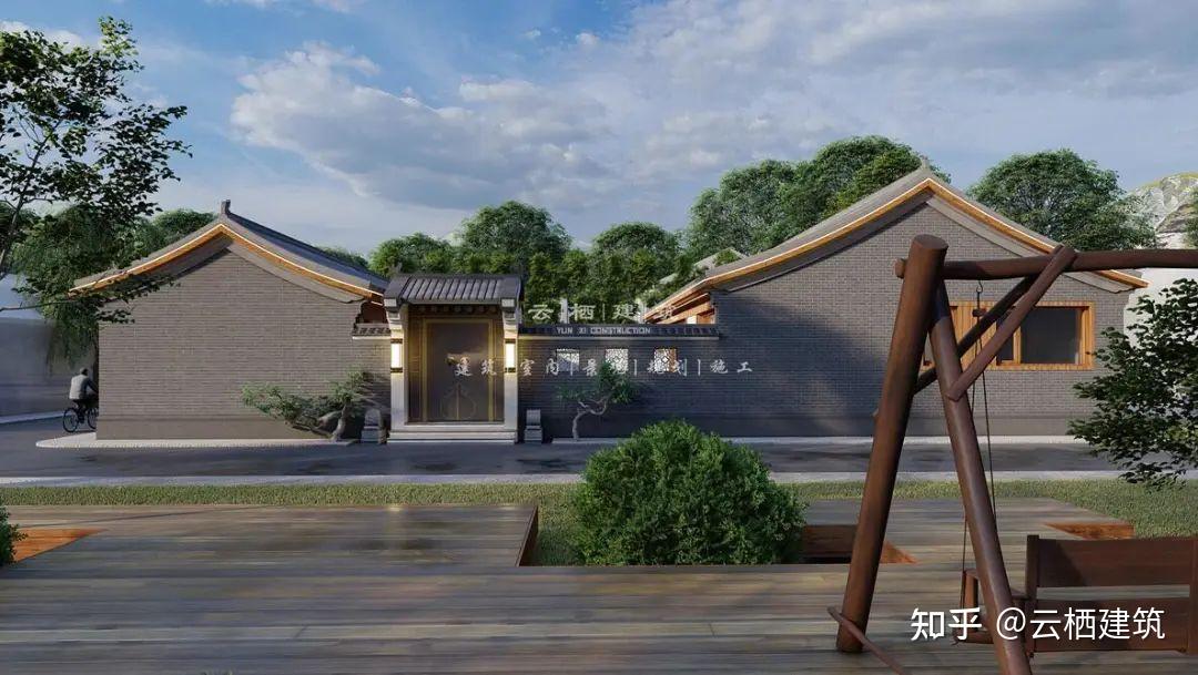 北京密云丨自住民宿的一层新中式住起来令人羡慕