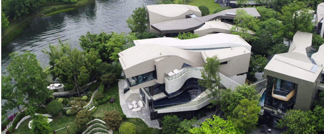 成都15亿豪宅火了一小张地毯10w买就送游艇码头网友都很满意就差钱了