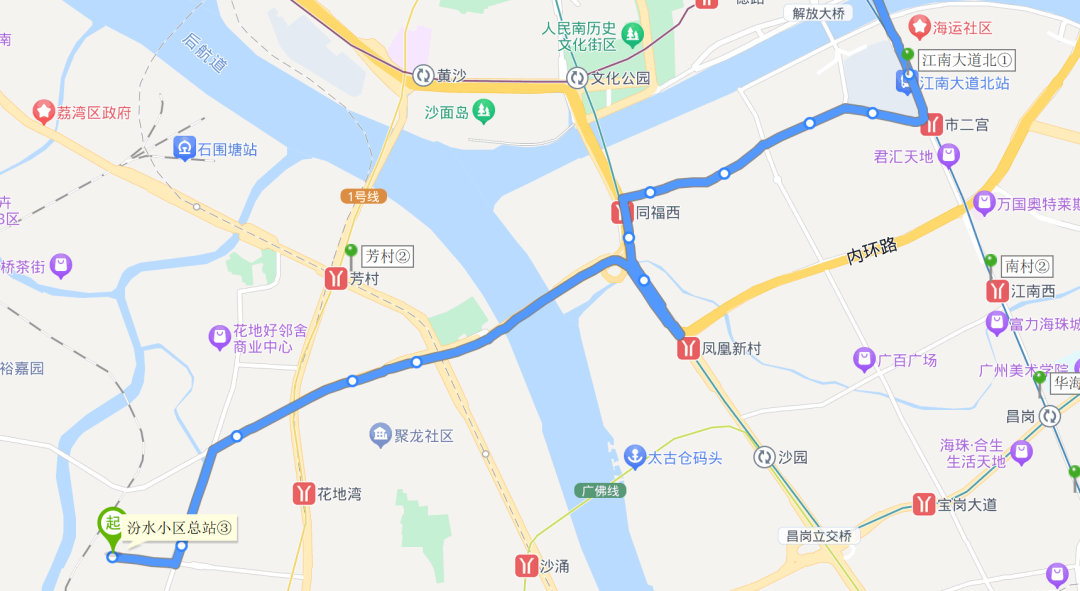 183路公交线路图图片