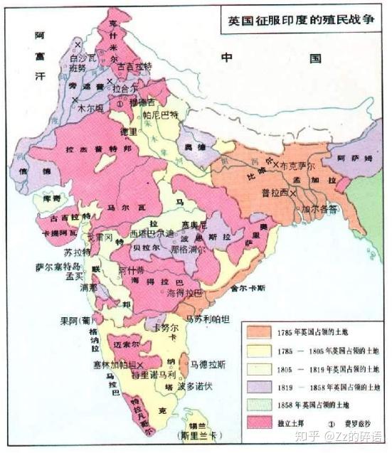 印度的殖民战争,1757年6月23日,英国通过东印度公司发动了普拉西战役